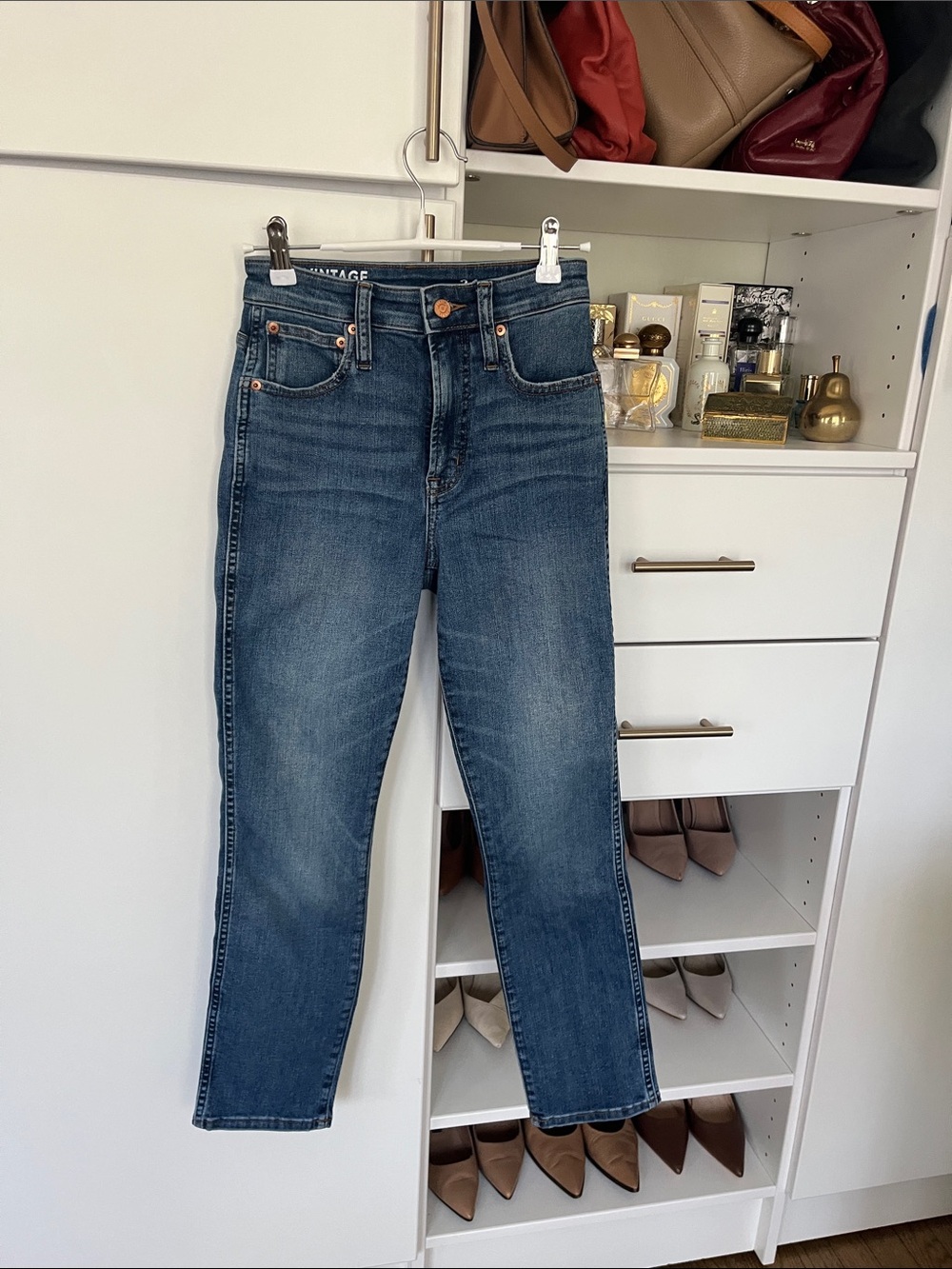 Jcrew High-Rise Slim Slim Jeans - Blue